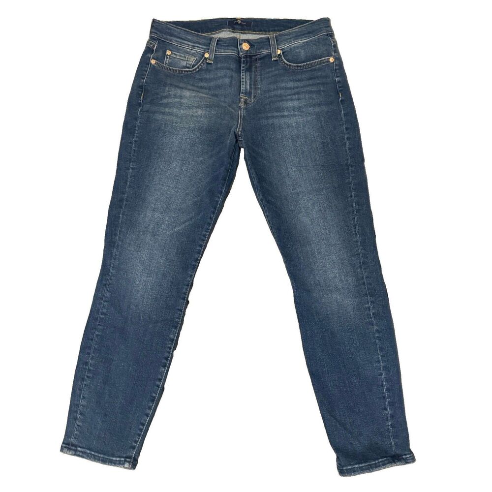 7 for all Mankind Jeans Ankle Gwenevere Squiggle Women’s Size 30